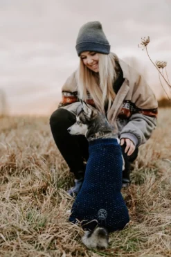Clearance Finja pullover strik mørkeblå str. 65 Hundetøj Til Hvalpe - Varme Dækkener Og Sko Til Trygge Gåture|Hundetøj Til Alle Hunde Med Varme Dækkener Og Sko