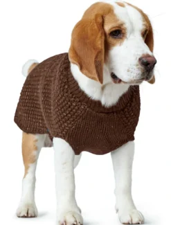 Online Finja pullover strik Mørkebrun str 60 Hundetøj Til Hvalpe - Varme Dækkener Og Sko Til Trygge Gåture|Hundetøj Til Alle Hunde Med Varme Dækkener Og Sko