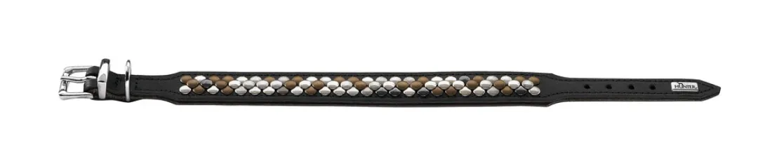 Outlet Halsbånd Arizona 42 Sort - 35-39,5 cm Hvalpehalsbånd - Bløde Og Sikre Halsbånd Med Perfekt Pasform Til Din Hvalp|Hundehalsbånd Med Stil - Komfort Og Sikkerhed Til Din Hund