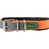 Halsbånd Convenience 40 Orange - 29-35 cm Hvalpehalsbånd - Bløde Og Sikre Halsbånd Med Perfekt Pasform Til Din Hvalp|Hundehalsbånd Med Stil - Komfort Og Sikkerhed Til Din Hund