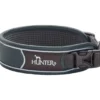 Halsbånd Divo L Grå/Grå - justerbart hundehalsbånd (45-55 cm, B 4,5 cm) Hvalpehalsbånd - Bløde Og Sikre Halsbånd Med Perfekt Pasform Til Din Hvalp|Hundehalsbånd Med Stil - Komfort Og Sikkerhed Til Din Hund