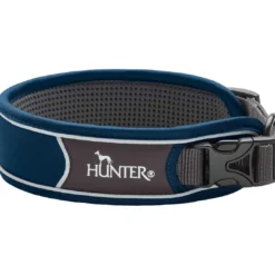 Best Halsbånd Divo L Petrol/Grå - justerbart hundehalsbånd (45-55 cm, B 4,5 cm) Hvalpehalsbånd - Bløde Og Sikre Halsbånd Med Perfekt Pasform Til Din Hvalp|Hundehalsbånd Med Stil - Komfort Og Sikkerhed Til Din Hund