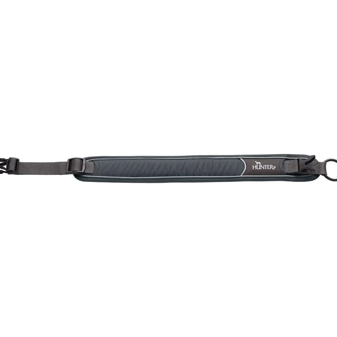 New Halsbånd Divo M Grå/Grå - justerbart hundehalsbånd (35-45 cm, B 4,5 cm) Hvalpehalsbånd - Bløde Og Sikre Halsbånd Med Perfekt Pasform Til Din Hvalp|Hundehalsbånd Med Stil - Komfort Og Sikkerhed Til Din Hund