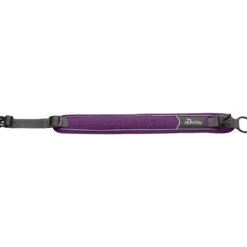 Hot Halsbånd Divo S Violet/Grå - justerbart hundehalsbånd (25-35 cm, B 4 cm) Hvalpehalsbånd - Bløde Og Sikre Halsbånd Med Perfekt Pasform Til Din Hvalp|Hundehalsbånd Med Stil - Komfort Og Sikkerhed Til Din Hund
