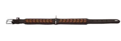 Discount Halsbånd El Paso L Brun/Sort 65 - 50-56 cm Hvalpehalsbånd - Bløde Og Sikre Halsbånd Med Perfekt Pasform Til Din Hvalp|Hundehalsbånd Med Stil - Komfort Og Sikkerhed Til Din Hund