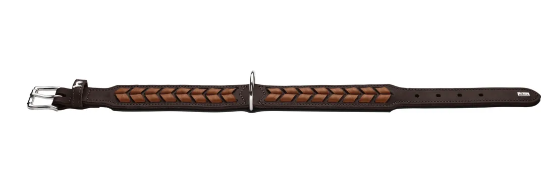 Discount Halsbånd El Paso L Brun/Sort 65 - 50-56 cm Hvalpehalsbånd - Bløde Og Sikre Halsbånd Med Perfekt Pasform Til Din Hvalp|Hundehalsbånd Med Stil - Komfort Og Sikkerhed Til Din Hund