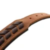 Hot Halsbånd El Paso L 65 Cognac/Sort - 50-56 cm Hvalpehalsbånd - Bløde Og Sikre Halsbånd Med Perfekt Pasform Til Din Hvalp|Hundehalsbånd Med Stil - Komfort Og Sikkerhed Til Din Hund