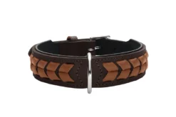 Discount Halsbånd El Paso M Brun/Sort 55 - 42-48 cm Hvalpehalsbånd - Bløde Og Sikre Halsbånd Med Perfekt Pasform Til Din Hvalp|Hundehalsbånd Med Stil - Komfort Og Sikkerhed Til Din Hund