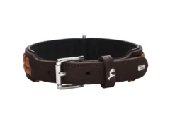 Sale Halsbånd El Paso M-L Brun/Sort 60 - 46-52 cm Hvalpehalsbånd - Bløde Og Sikre Halsbånd Med Perfekt Pasform Til Din Hvalp|Hundehalsbånd Med Stil - Komfort Og Sikkerhed Til Din Hund