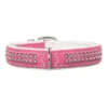 Clearance Halsbånd XS Modern Art Deluxe Pink - 24-30 cm Hvalpehalsbånd - Bløde Og Sikre Halsbånd Med Perfekt Pasform Til Din Hvalp|Hundehalsbånd Med Stil - Komfort Og Sikkerhed Til Din Hund