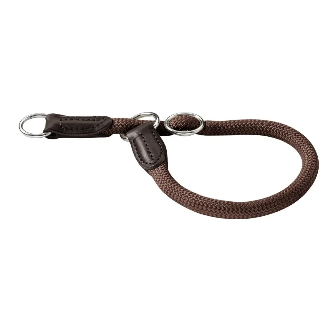 Best Halvkvæler halsbånd Freestyle Brun 30/10 - 30-40 cm Hvalpehalsbånd - Bløde Og Sikre Halsbånd Med Perfekt Pasform Til Din Hvalp|Hundehalsbånd Med Stil - Komfort Og Sikkerhed Til Din Hund