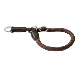 Outlet Halvkvæler halsbånd Freestyle Brun 50/10 - justerbart hundehalsbånd Hvalpehalsbånd - Bløde Og Sikre Halsbånd Med Perfekt Pasform Til Din Hvalp|Hundehalsbånd Med Stil - Komfort Og Sikkerhed Til Din Hund