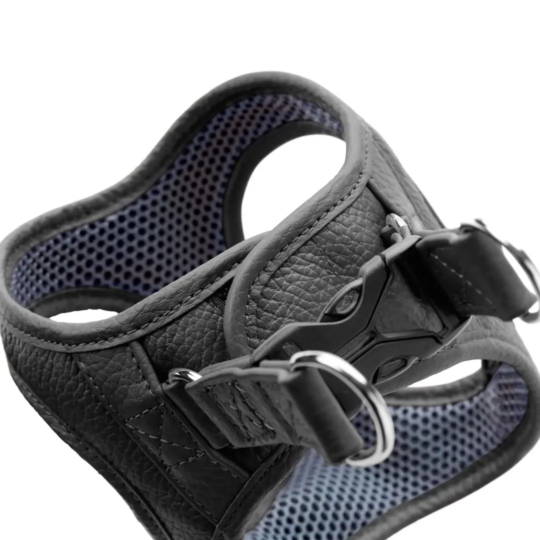 Clearance Hilo læder hundesele XS-S brun hals 37-40 cm - let og komfortabel pasform Hvalpeseler - Bløde Justerbare Seler Der Giver Din Hvalp Tryghed Og Støtte På Turen|Hundeseler Til Alle Behov Og Hundestørrelser