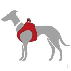 New Hilo Læder Hundesele XS Rød Hvalpeseler - Bløde Justerbare Seler Der Giver Din Hvalp Tryghed Og Støtte På Turen|Hundeseler Til Alle Behov Og Hundestørrelser