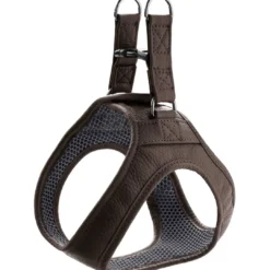 Best Hilo læder hundesele XXS-XS brun hals 30-34 cm - blød og let komfort Hvalpeseler - Bløde Justerbare Seler Der Giver Din Hvalp Tryghed Og Støtte På Turen|Hundeseler Til Alle Behov Og Hundestørrelser
