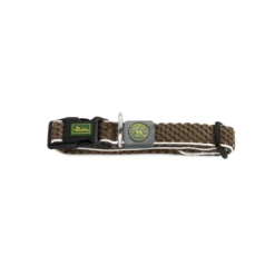 Discount hunde halsbånd Hilo Brun M-L - justerbart hundehalsbånd (33-50 cm, B 2,5 cm) Hvalpehalsbånd - Bløde Og Sikre Halsbånd Med Perfekt Pasform Til Din Hvalp|Hundehalsbånd Med Stil - Komfort Og Sikkerhed Til Din Hund