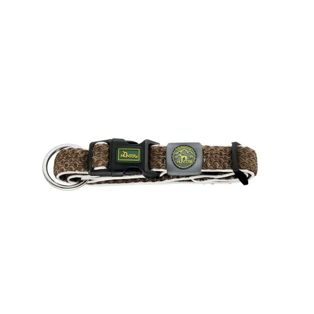 Online hunde halsbånd Hilo Brun L-XL - justerbart hundehalsbånd (40-60 cm, B 3,2 cm) Hvalpehalsbånd - Bløde Og Sikre Halsbånd Med Perfekt Pasform Til Din Hvalp|Hundehalsbånd Med Stil - Komfort Og Sikkerhed Til Din Hund