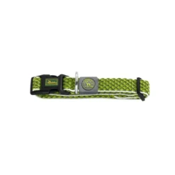 Discount hunde halsbånd Hilo Lime S-M - justerbart hundehalsbånd (30-43 cm, B 2,5 cm) Hvalpehalsbånd - Bløde Og Sikre Halsbånd Med Perfekt Pasform Til Din Hvalp|Hundehalsbånd Med Stil - Komfort Og Sikkerhed Til Din Hund