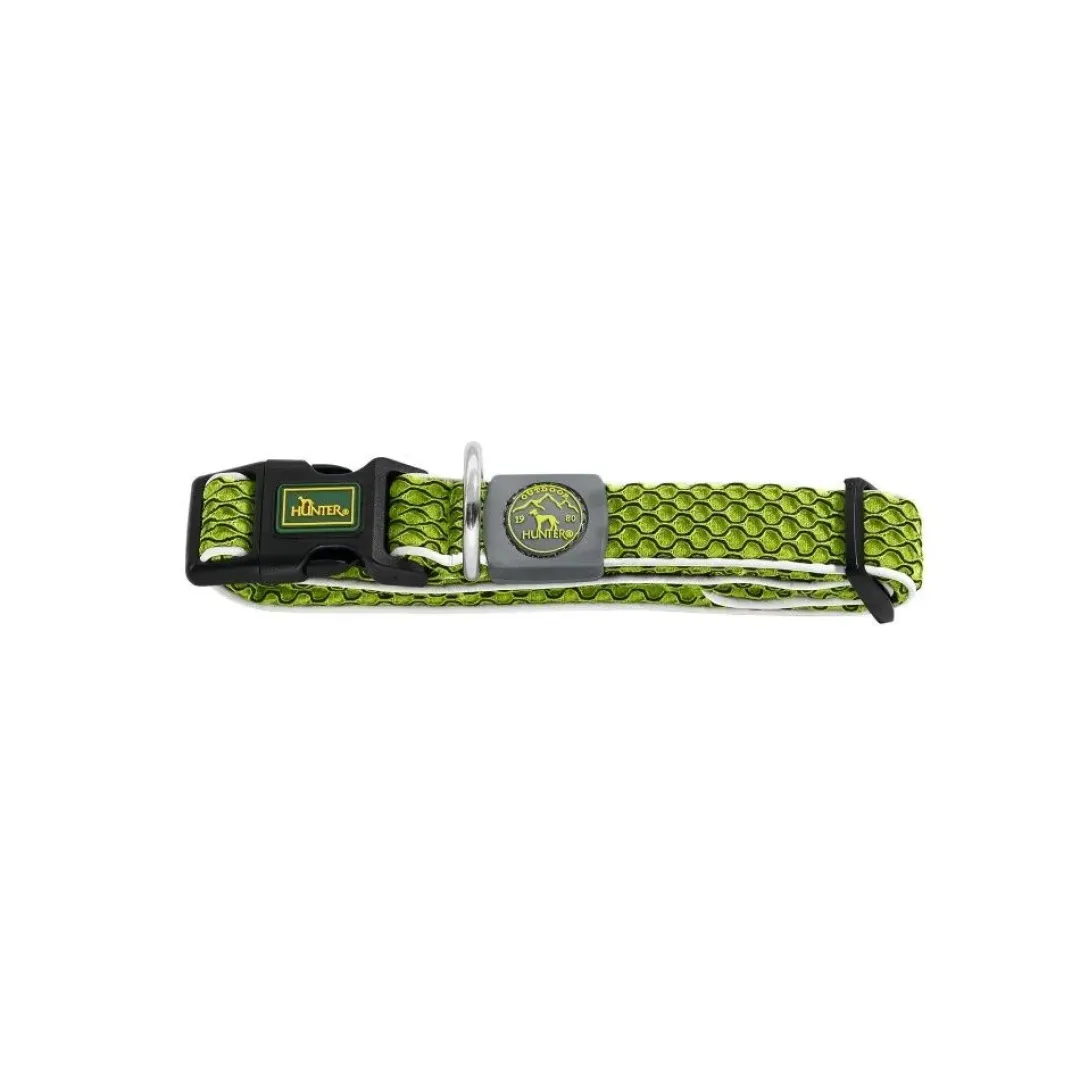 Discount hunde halsbånd Hilo Lime S-M - justerbart hundehalsbånd (30-43 cm, B 2,5 cm) Hvalpehalsbånd - Bløde Og Sikre Halsbånd Med Perfekt Pasform Til Din Hvalp|Hundehalsbånd Med Stil - Komfort Og Sikkerhed Til Din Hund
