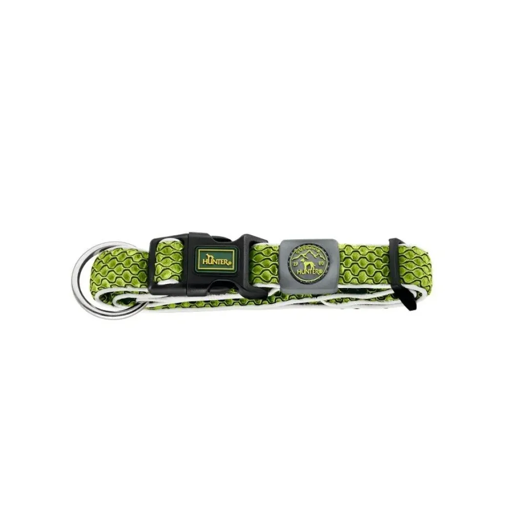 Online hunde halsbånd Hilo Lime XL - justerbart hundehalsbånd (45-70 cm, B 3,8 cm) Hvalpehalsbånd - Bløde Og Sikre Halsbånd Med Perfekt Pasform Til Din Hvalp|Hundehalsbånd Med Stil - Komfort Og Sikkerhed Til Din Hund