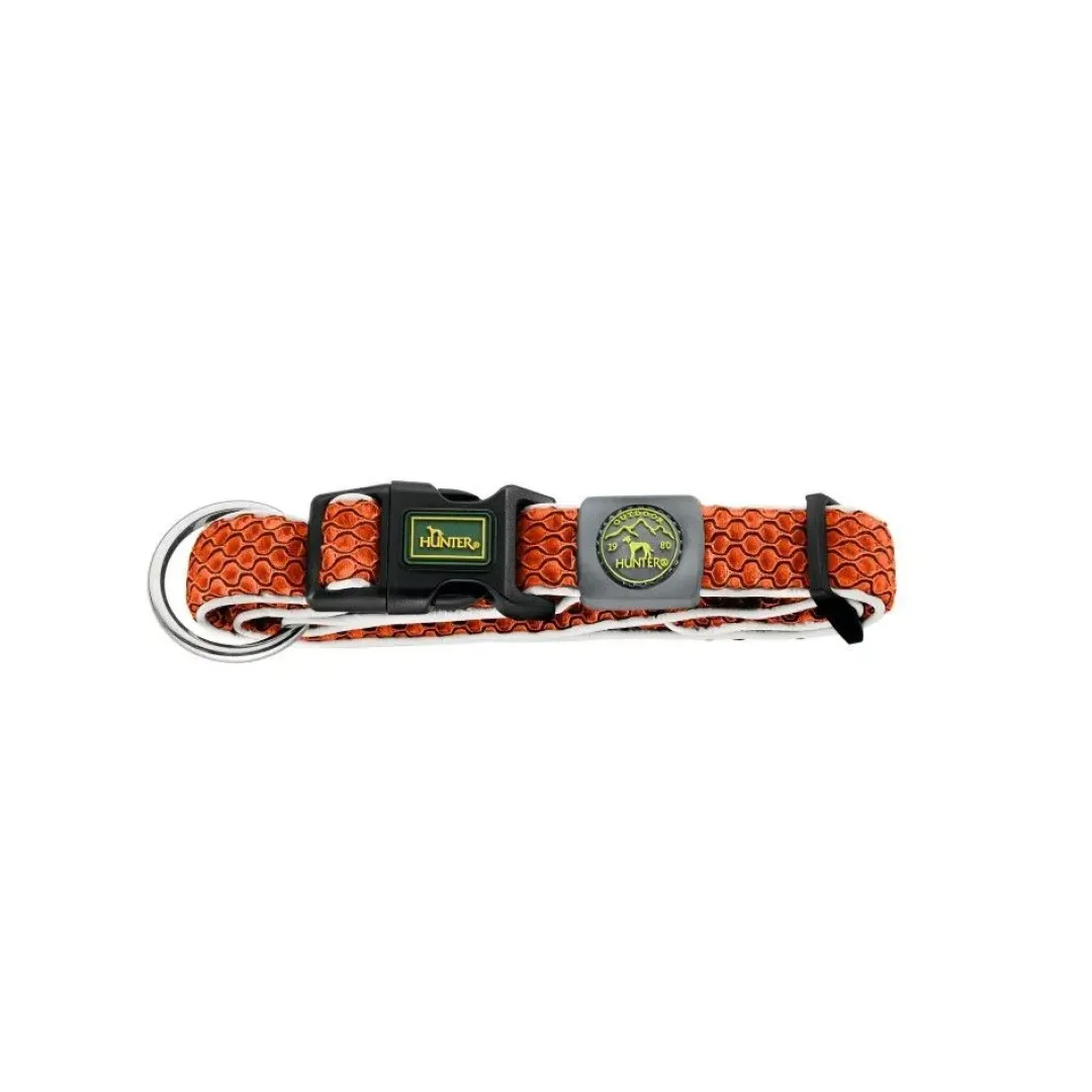Online hunde halsbånd Hilo Orange L-XL - justerbart hundehalsbånd (40-60 cm, B 3,2 cm) Hvalpehalsbånd - Bløde Og Sikre Halsbånd Med Perfekt Pasform Til Din Hvalp|Hundehalsbånd Med Stil - Komfort Og Sikkerhed Til Din Hund