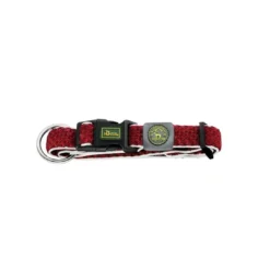 Online hunde halsbånd Hilo Rød L-XL - justerbart hundehalsbånd (40-60 cm, B 3,2 cm) Hvalpehalsbånd - Bløde Og Sikre Halsbånd Med Perfekt Pasform Til Din Hvalp|Hundehalsbånd Med Stil - Komfort Og Sikkerhed Til Din Hund