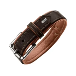 Best Hundehalsbånd læder Canada Elg Str.40 Sort/Cognac - 29-35 cm Hvalpehalsbånd - Bløde Og Sikre Halsbånd Med Perfekt Pasform Til Din Hvalp|Hundehalsbånd Med Stil - Komfort Og Sikkerhed Til Din Hund