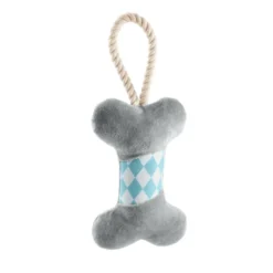 Sale hundelegetøj Salima Ben Grå - robust og blød bamse til hunde Hundelegetøj Til Alle Hunde Leg Og Aktivering Året Rundt|Legetøj Til Hvalpe - Sjov Leg, Aktivering Og Tryghed Fra Første Dag