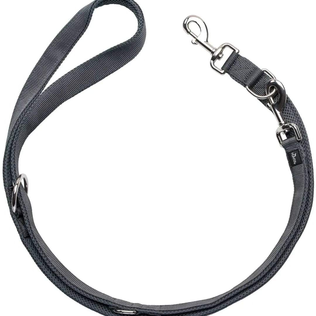 HundeLine Divo 15/300 Grå/Grå Hundesnor I Mange Varianter Og Materialer|Hundesnor Til Hvalpe