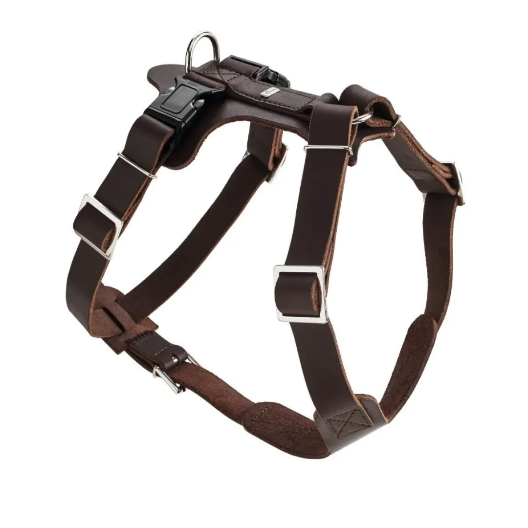 Sale Hundesele Aalborg mørkebrun S-M/1 - Bryst/hals 44-56 cm Hvalpeseler - Bløde Justerbare Seler Der Giver Din Hvalp Tryghed Og Støtte På Turen|Hundeseler Til Alle Behov Og Hundestørrelser