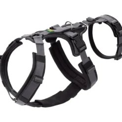 Outlet hundesele Safety Maldon Gråsort M længde 50-84 cm 2,5 cm - stabil kontrol Hundeseler Til Alle Behov Og Hundestørrelser
