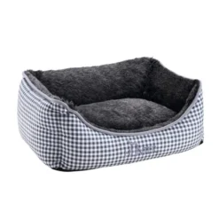 Hot hundeseng Astana Medium 80x60 cm Blå Hundesenge Og Kurve Til Hunde - Bløde Og Komfortable|Sovepladser Til Hvalpe - Hundesenge, Kølemåtter Og Trygge Hvilesteder
