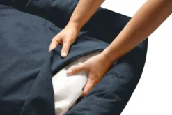 Online hundeseng Eiby L 100x70 cm Blå Hundesenge Og Kurve Til Hunde - Bløde Og Komfortable|Sovepladser Til Hvalpe - Hundesenge, Kølemåtter Og Trygge Hvilesteder