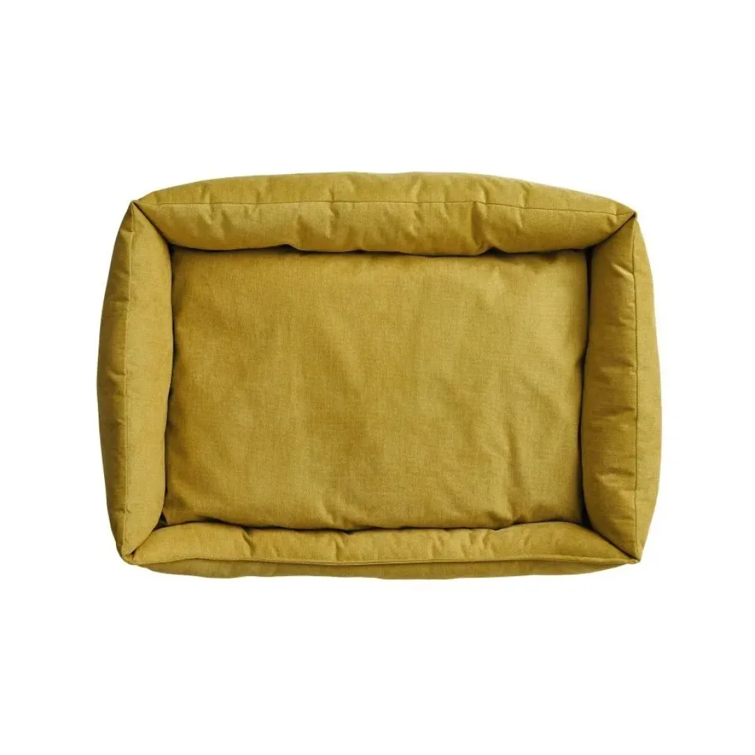 Online hundeseng Eiby Stor 100x70 cm Gul Hundesenge Og Kurve Til Hunde - Bløde Og Komfortable|Sovepladser Til Hvalpe - Hundesenge, Kølemåtter Og Trygge Hvilesteder