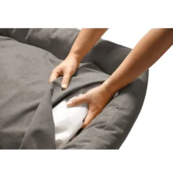 hundeseng Eiby S 60x40 cm Grå Hundesenge Og Kurve Til Hunde - Bløde Og Komfortable|Sovepladser Til Hvalpe - Hundesenge, Kølemåtter Og Trygge Hvilesteder
