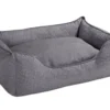 hundesofa Boston Large 100 x 70 x 30 cm Grå Hundesenge Og Kurve Til Hunde - Bløde Og Komfortable|Sovepladser Til Hvalpe - Hundesenge, Kølemåtter Og Trygge Hvilesteder