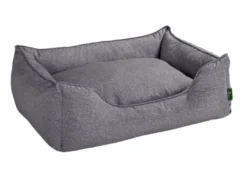 New hundesofa Boston Medium 80 x 60 x 25 cm Grå Hundesenge Og Kurve Til Hunde - Bløde Og Komfortable|Sovepladser Til Hvalpe - Hundesenge, Kølemåtter Og Trygge Hvilesteder