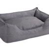 hundesofa Boston X-Large 120 x 80 cm Grå Hundesenge Og Kurve Til Hunde - Bløde Og Komfortable|Sovepladser Til Hvalpe - Hundesenge, Kølemåtter Og Trygge Hvilesteder