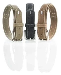 Best Hunting halsbånd str.60 Brun - justerbart hundehalsbånd (46 - 52 cm., B 3,5 cm.) Hvalpehalsbånd - Bløde Og Sikre Halsbånd Med Perfekt Pasform Til Din Hvalp|Hundehalsbånd Med Stil - Komfort Og Sikkerhed Til Din Hund