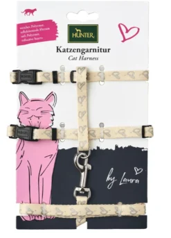 Best Kattesele Beige Kattehalsbånd Og Katteseler