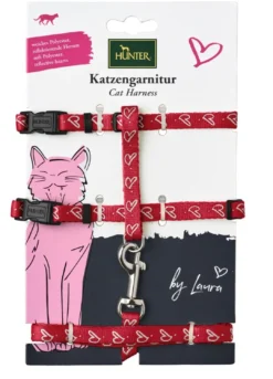 Sale Kattesele Rød Kattehalsbånd Og Katteseler