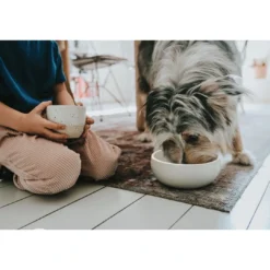 Clearance keramik Lund hunde skål 350 ml Beige Hundeskåle Til Mad Og Drikke Der Passer Til Din Hunds Behov|Hundeskåle Til Hvalpe - Praktisk, Sikker Og Nem Spisetid