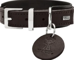 Best Larvik Comfort 40 Mørkebrun Hundehalsbånd - justerbart hundehalsbånd (28 - 34 cm, B Hvalpehalsbånd - Bløde Og Sikre Halsbånd Med Perfekt Pasform Til Din Hvalp|Hundehalsbånd Med Stil - Komfort Og Sikkerhed Til Din Hund