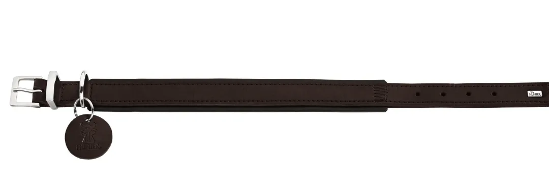 Online Larvik Comfort 55 Mørkebrun Hundehalsbånd - justerbart hundehalsbånd (36 - 46 cm, B Hvalpehalsbånd - Bløde Og Sikre Halsbånd Med Perfekt Pasform Til Din Hvalp|Hundehalsbånd Med Stil - Komfort Og Sikkerhed Til Din Hund