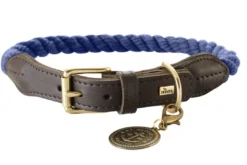 Clearance List Reb Halsbånd M Blå - 49-57 cm Hvalpehalsbånd - Bløde Og Sikre Halsbånd Med Perfekt Pasform Til Din Hvalp|Hundehalsbånd Med Stil - Komfort Og Sikkerhed Til Din Hund