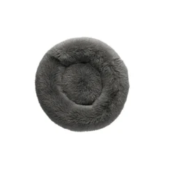 New Loppa donut hundeseng Ø 50 cm Grå Hundesenge Og Kurve Til Hunde - Bløde Og Komfortable|Sovepladser Til Hvalpe - Hundesenge, Kølemåtter Og Trygge Hvilesteder