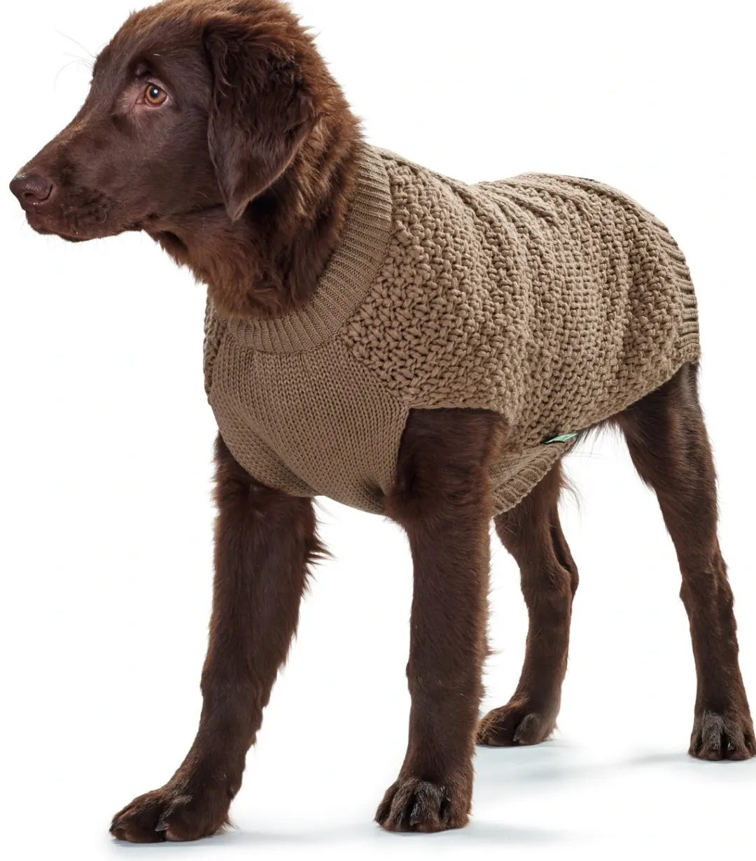 Sale Malmø pullover strik beige str. 40 Hundetøj Til Hvalpe - Varme Dækkener Og Sko Til Trygge Gåture|Hundetøj Til Alle Hunde Med Varme Dækkener Og Sko