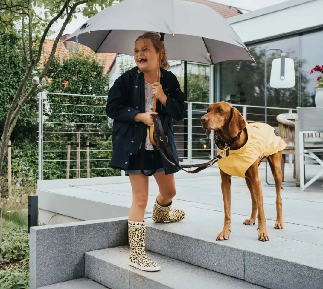 New Milford Regnfrakke Gul 40 cm Hundetøj Til Hvalpe - Varme Dækkener Og Sko Til Trygge Gåture|Hundetøj Til Alle Hunde Med Varme Dækkener Og Sko