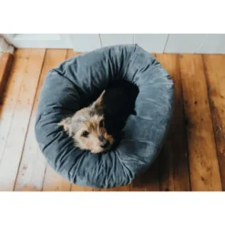 Sale Miranda donut seng M Ø 50 cm Mørkegrå Killingesenge Og Afslapningspladser - Trygge Hvilepladser Til Små Katte|Hundesenge Og Kurve Til Hunde - Bløde Og Komfortable