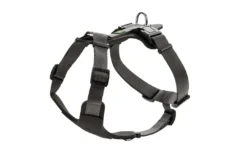 Outlet Mixed Aalborg læder hundesele M-L sort/grå hals 61-85 cm - komfort og støtte Hvalpeseler - Bløde Justerbare Seler Der Giver Din Hvalp Tryghed Og Støtte På Turen|Hundeseler Til Alle Behov Og Hundestørrelser